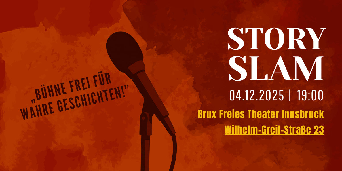 STORY SLAM - Bühne frei für wahre Geschichten!
